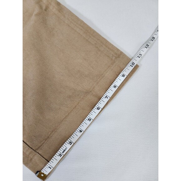 Loft Women's Camel Corduroy Pants Size 12 Wide Leg Marisa Ann Taylor - Picture 4 of 12